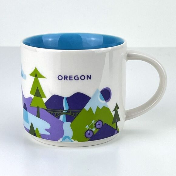 Starbucks Oregon Mug Cup You Are Here Series Collectible Coffee Tea  2016 - Picture 1 of 8